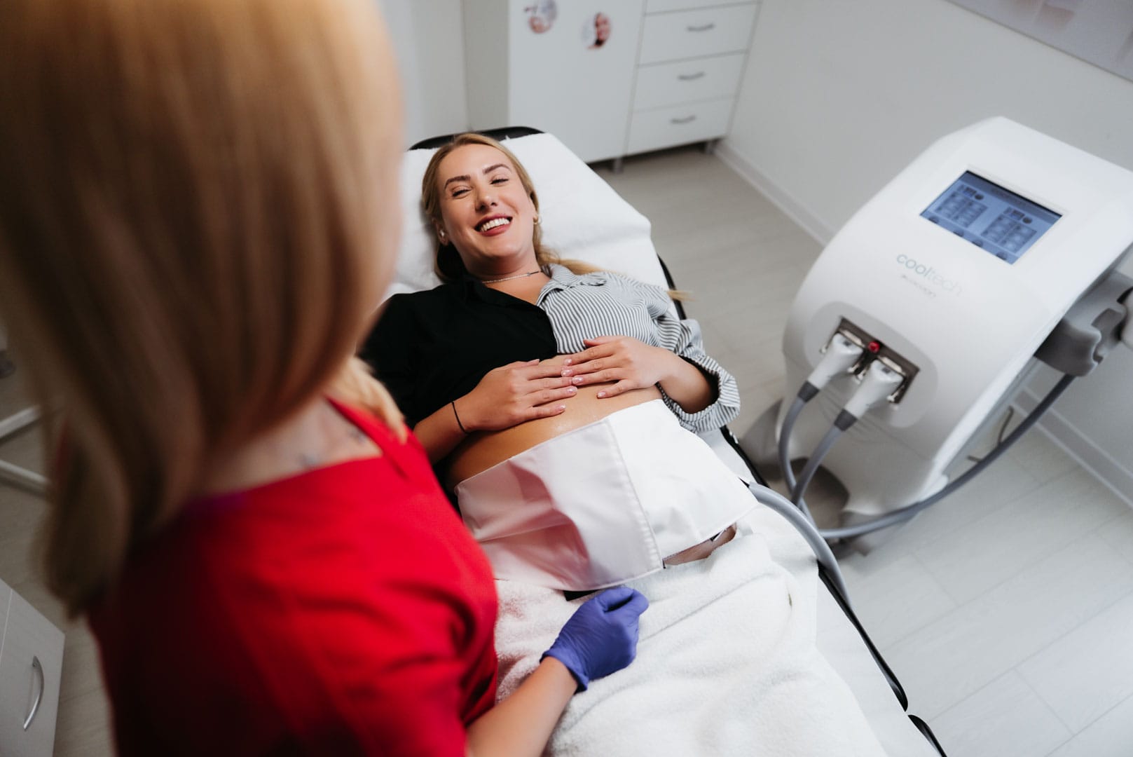 aplicare criolipoliza sibiu pe abdomen la episculpt beauty