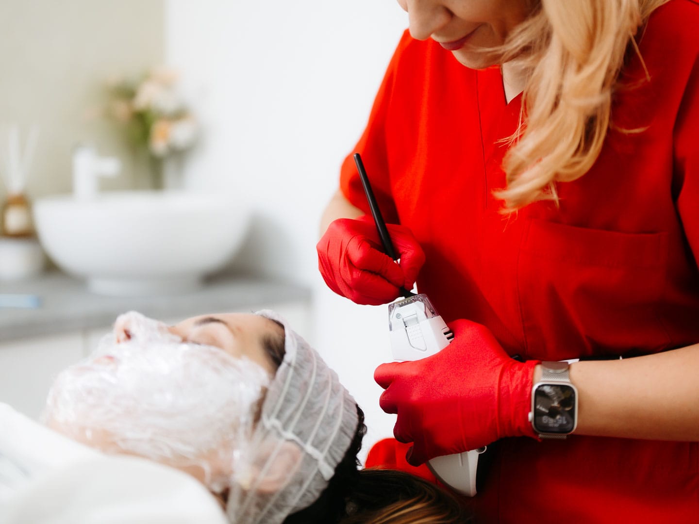 curatarea aplicatorului de radiofrecventa fractionata v-fr